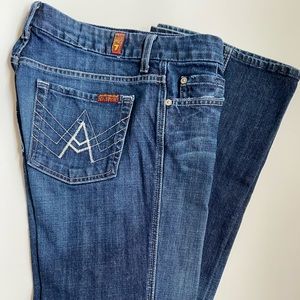 7 for all mankind wide-leg pants